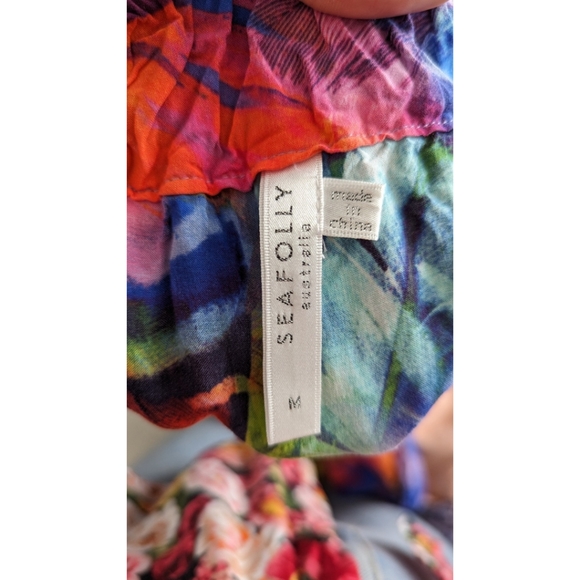 Seafolly Summer Skirt size M and Bra size 14 Matching Set. Like New - Picture 4 of 6